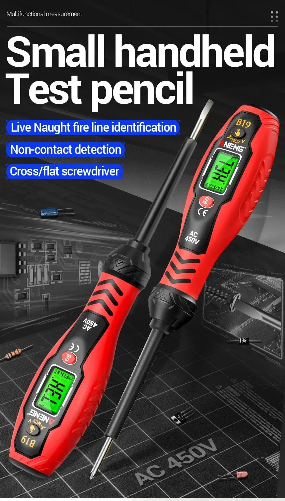 Multi-function Voltage Detector Pen
