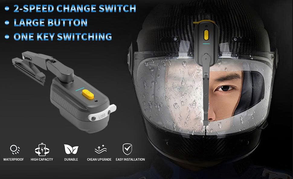 HELMET WINDSHIELD WIPERS