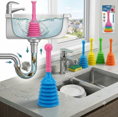 Mini Sink Plunger for Kitchen & Bathroom- Multi-Purpose Mini Sink Unclogger