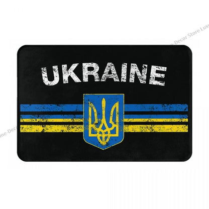 Ukrainian Flag Doormat ( Black color will look cleaner)