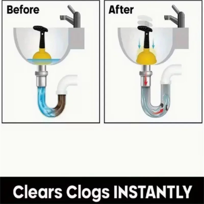 Mini Sink Plunger for Kitchen & Bathroom- Multi-Purpose Mini Sink Unclogger
