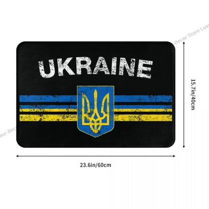 Ukrainian Flag Doormat ( Black color will look cleaner)