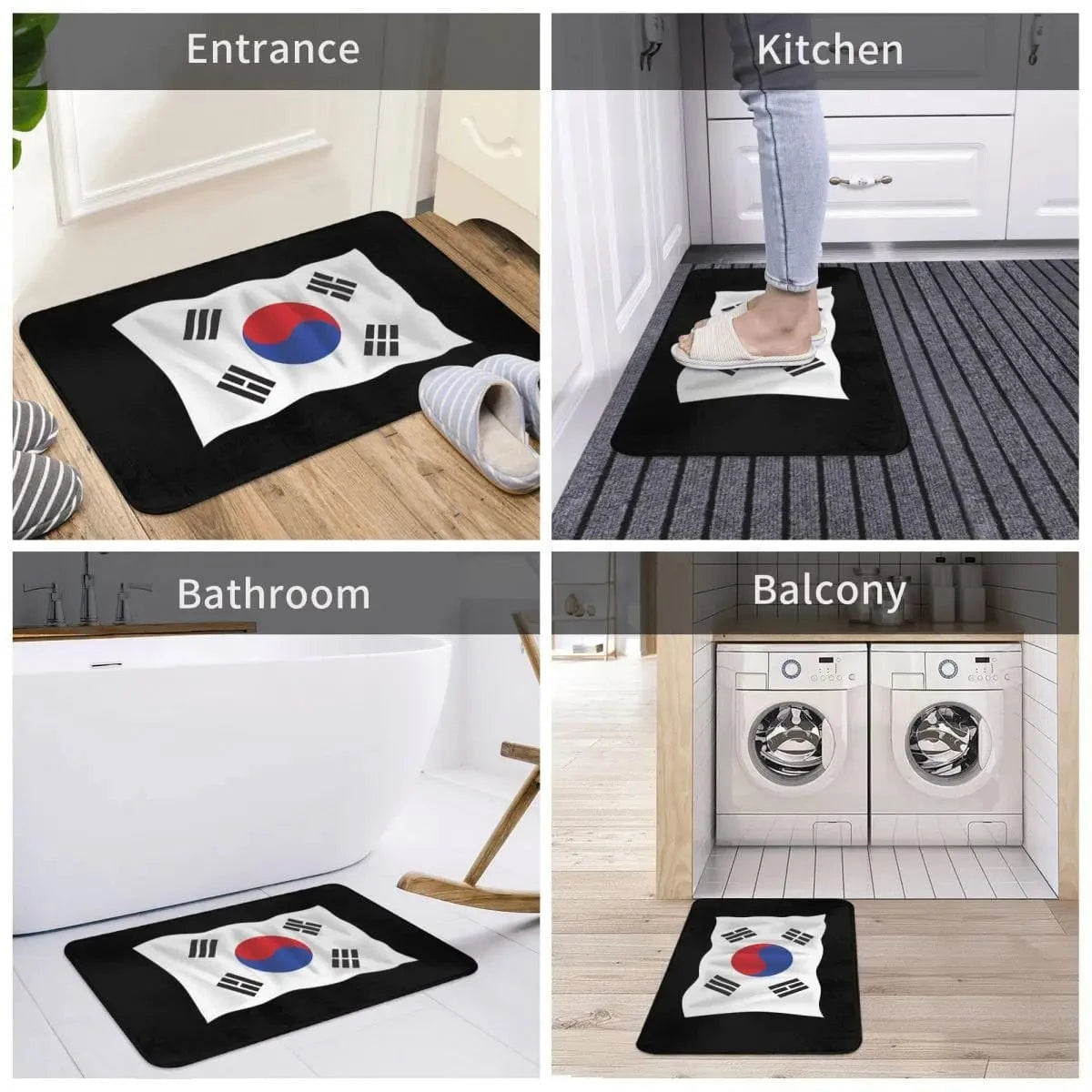 South Korean Flag Doormat
