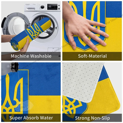 Ukraine Flag Doormat