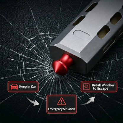 2-in-1 Outdoor Survival Tool & Auto Escape Glass Breaker