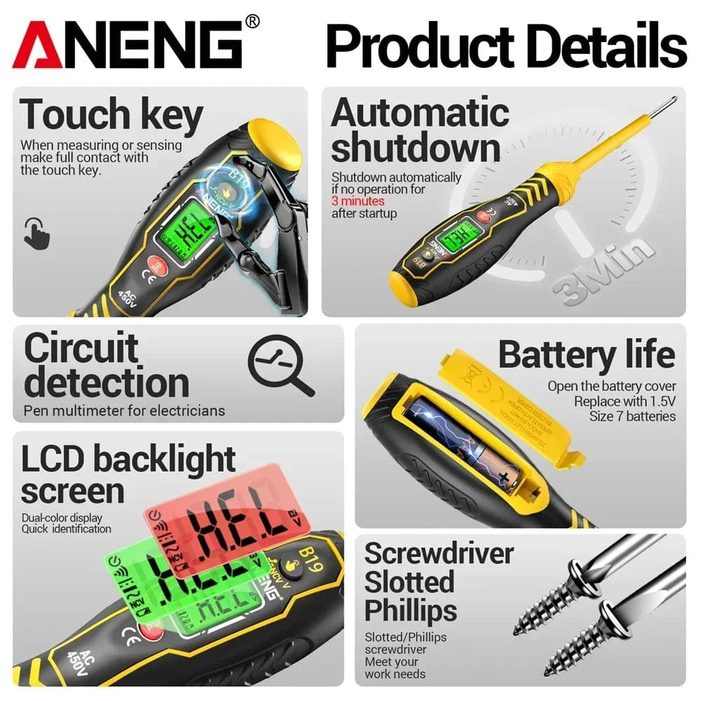 Multi-function Voltage Detector Pen