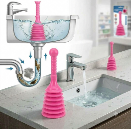 Mini Sink Plunger for Kitchen & Bathroom- Multi-Purpose Mini Sink Unclogger