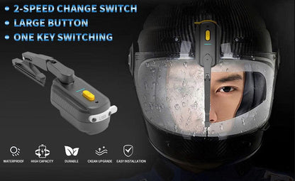 HELMET WINDSHIELD WIPERS